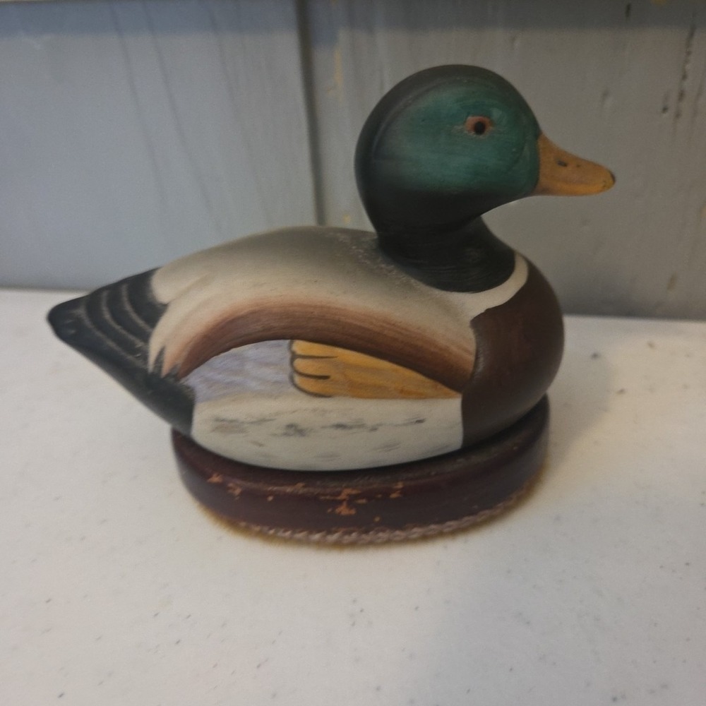 Ceramic Duck Shoe Polisher Buffer Lint Remover Vintage Man Cave Barbershop Decor - Picture 5 of 14